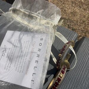 Sorrelli Red and Gold Earrings